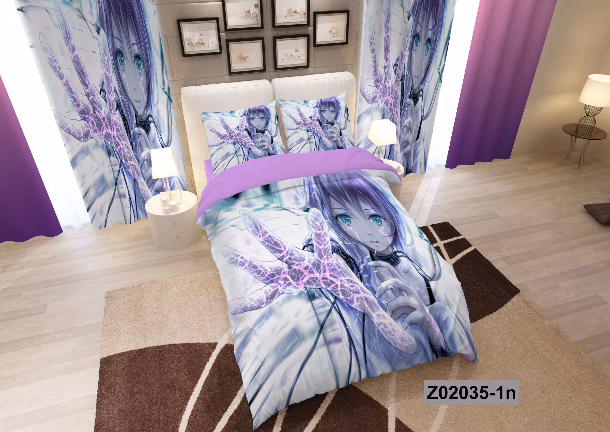 لحاف روتختی تنسل سه بعدی (3D) کالای خواب متین کد 2035