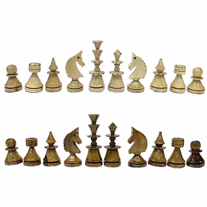 مهره شطرنج چوبی کلاسیک لاکچری