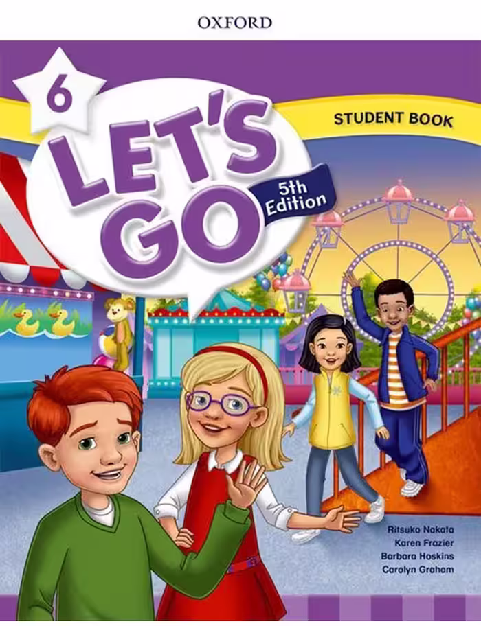 کتاب انگلیسی لتس گو 6 ویرایش پنجم Lets Go 5th 6 SB WB DVD