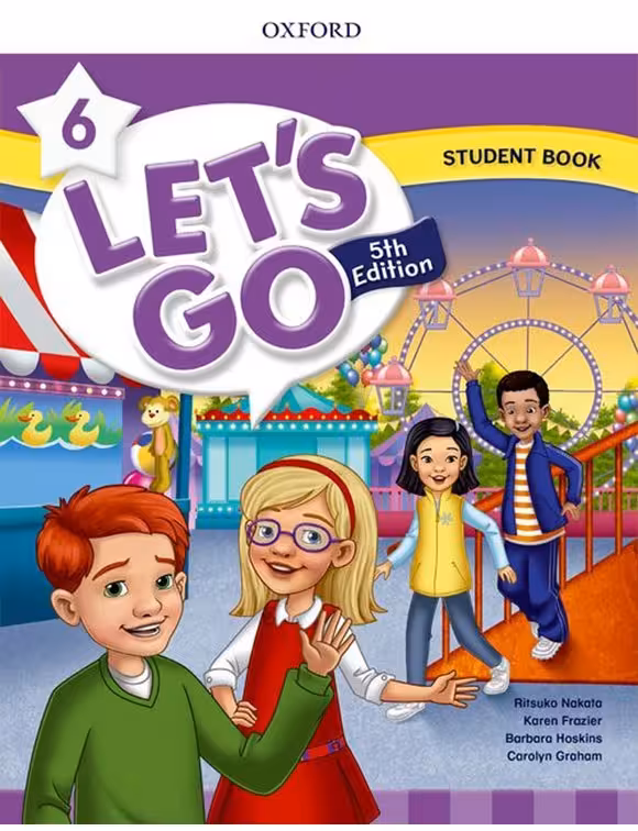 کتاب انگلیسی لتس گو 6 ویرایش پنجم Lets Go 5th 6 SB WB DVD