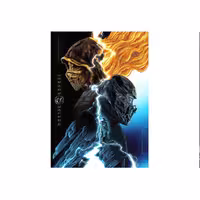 تابلو متال پوستر سایز A3 – طرح Mortal Kombat