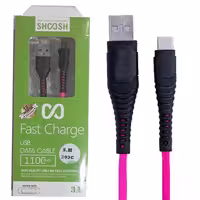 کابل شارژ تایپ سی مدل SH-203C طول 1.1 متر