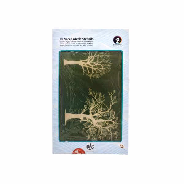 مش استنسیل طرح درخت 2 عددی کد 48