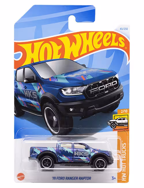 ماشین دکوری مدل 19 Ford Ranger Raptor برند Hot Wheels