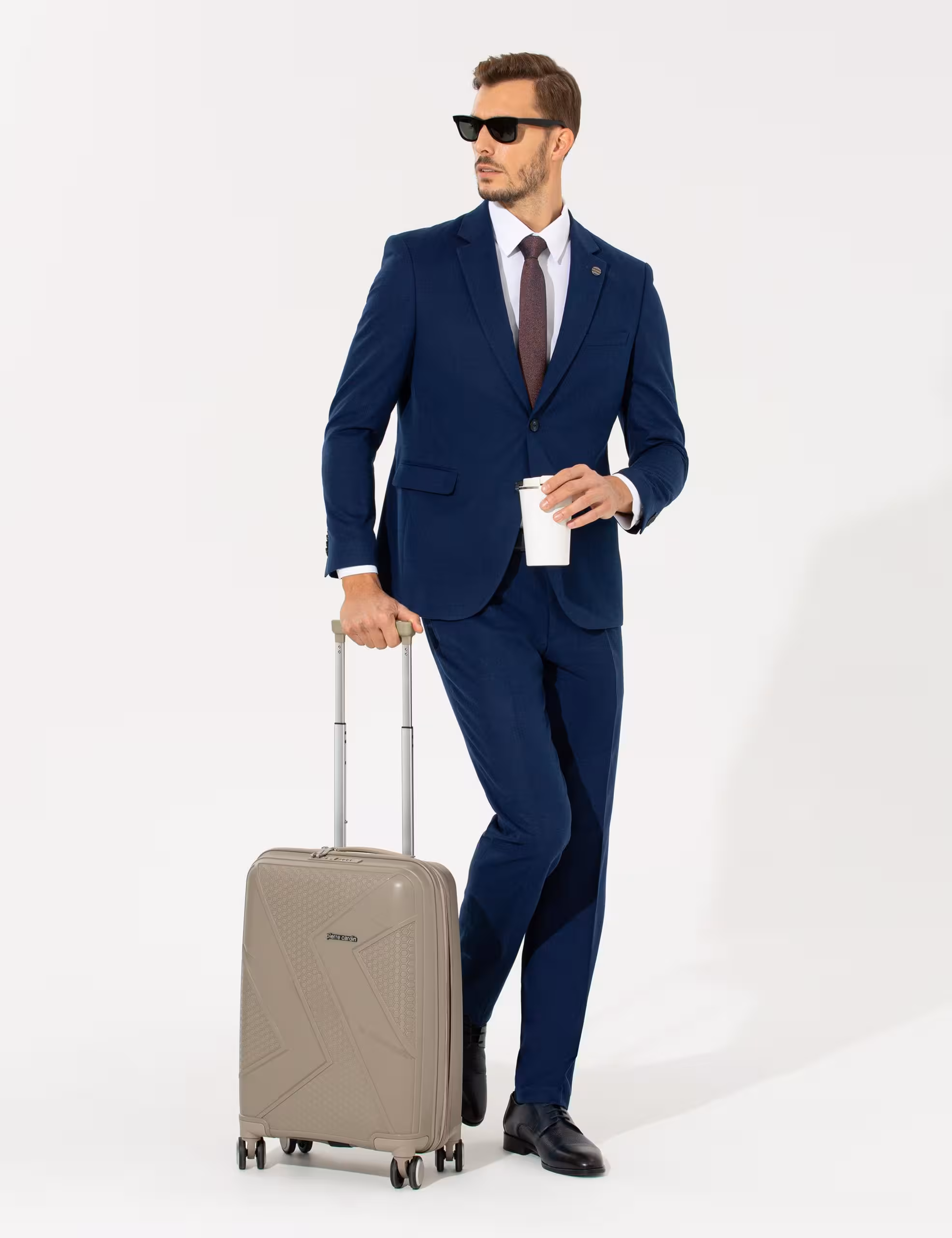 کت و شلوار مردانه آبی لاجوردی روشن پیرکاردین