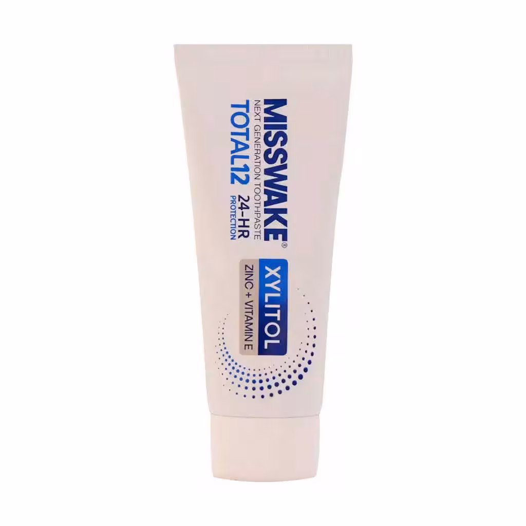 خمیر دندان کامل حاوی زایلیتول میسویک 75 میلیلیتر | Misswake Total 12 Xylitol Toothpaste
