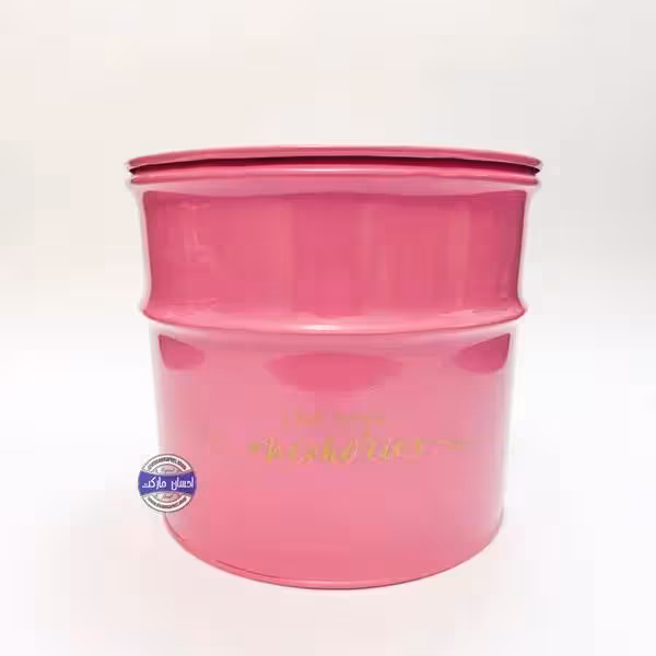 سطل فلزی صورتی قطر 20