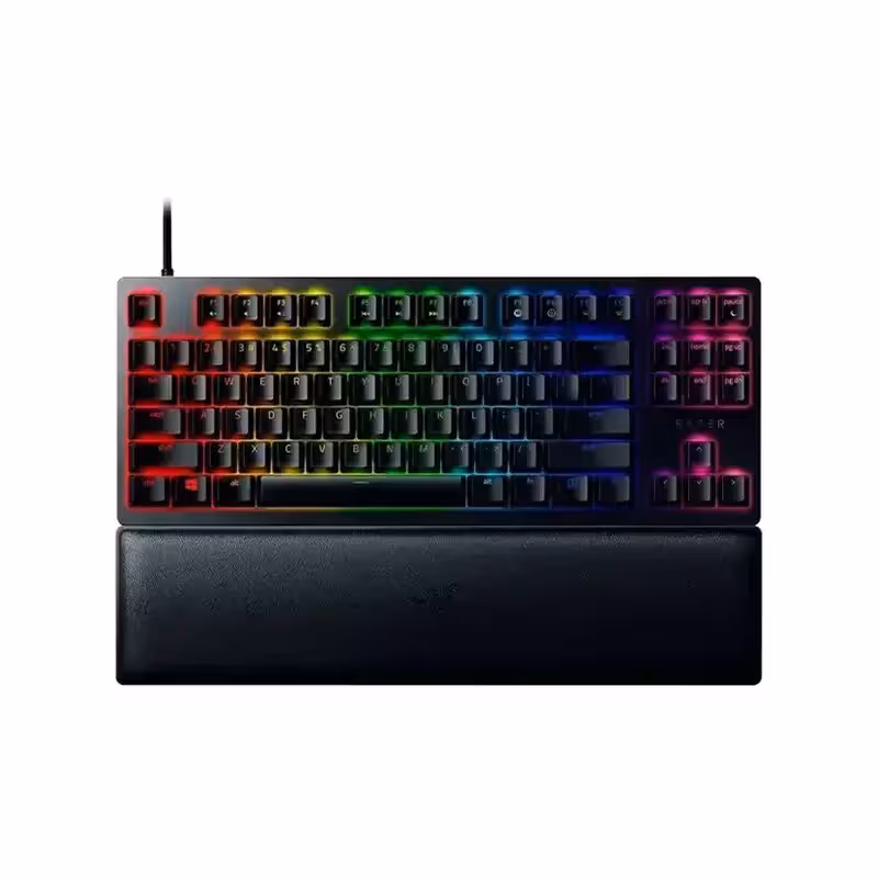 کیبورد گیمینگ با سیم ریزر مدل Razer Huntsman V2 Tenkeyless