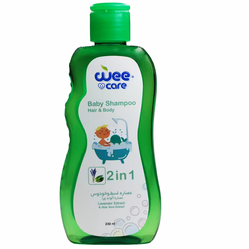 شامپو سر و بدن کودک وی کر حاوی عصاره اسطوخودوس و آلوئه ورا 225 میلی لیتری