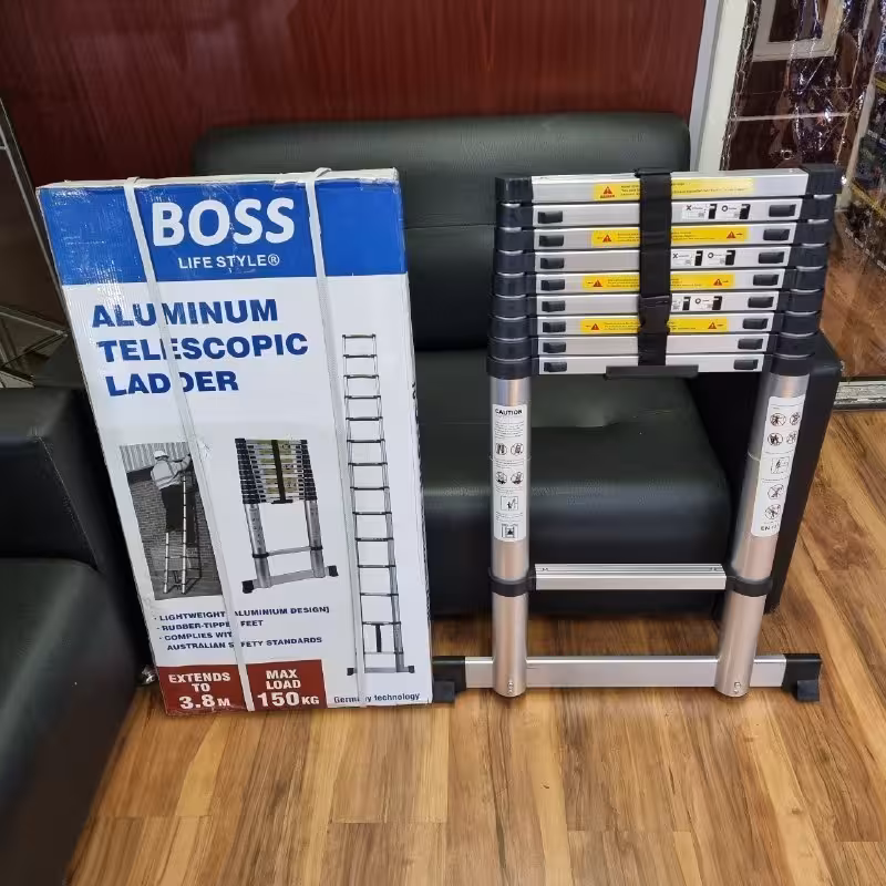 نردبان تلسکوپی 3.8 متری باس