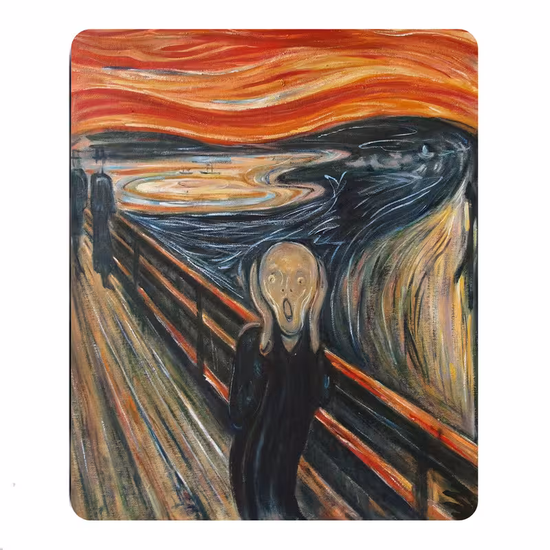 پد موس - پد ماوس  مدل G11 طرح نقاشی The Scream 1893