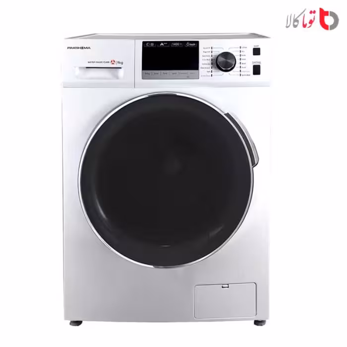ماشین لباسشویی پاکشوما 9 کیلویی مدل BWF-40116 سفید گارانتی پاک سرویس