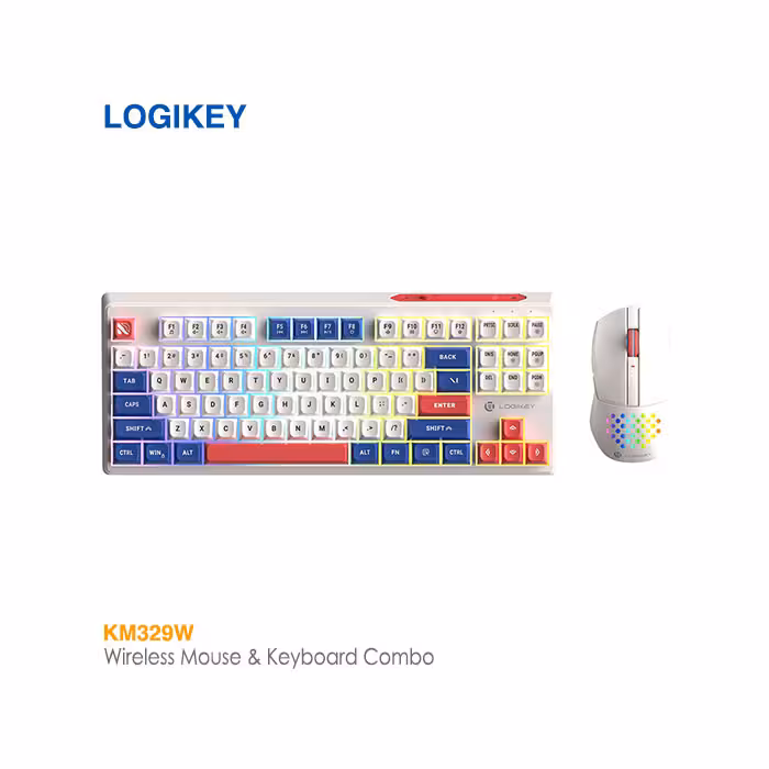 موس و کیبورد بی سیم لاجیکی KM329W