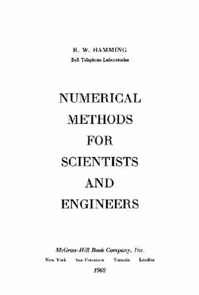 خرید و دانلود نسخه کامل کتاب Numerical Methods For Scientists And Engineers