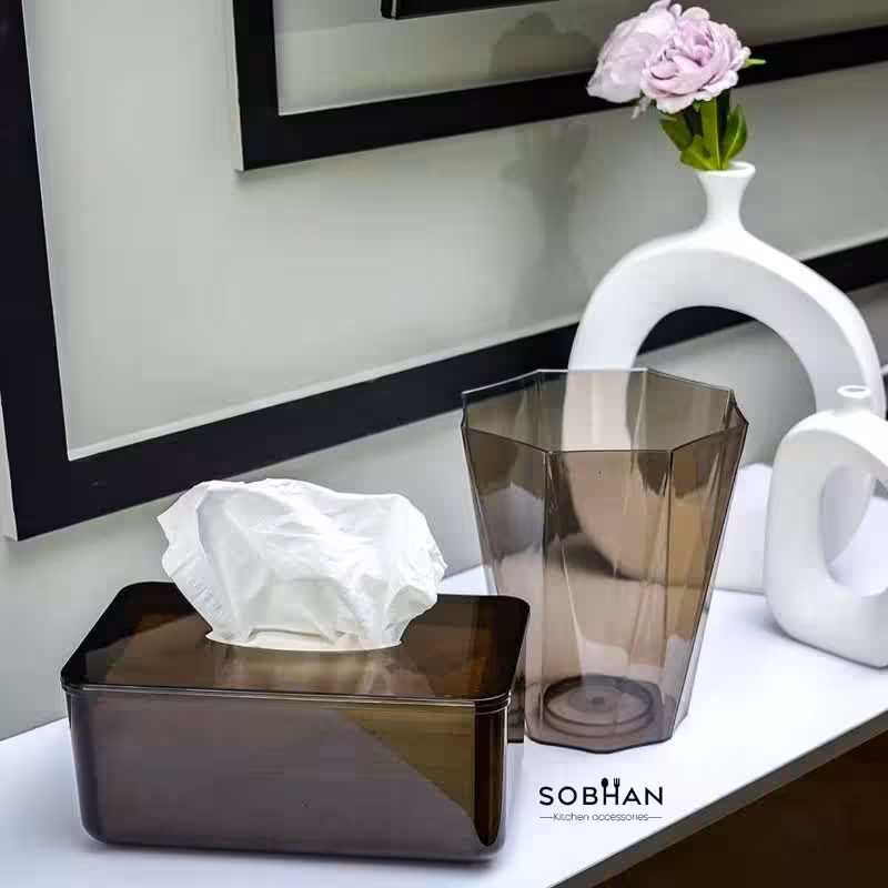 سطل اکرولیک دودی