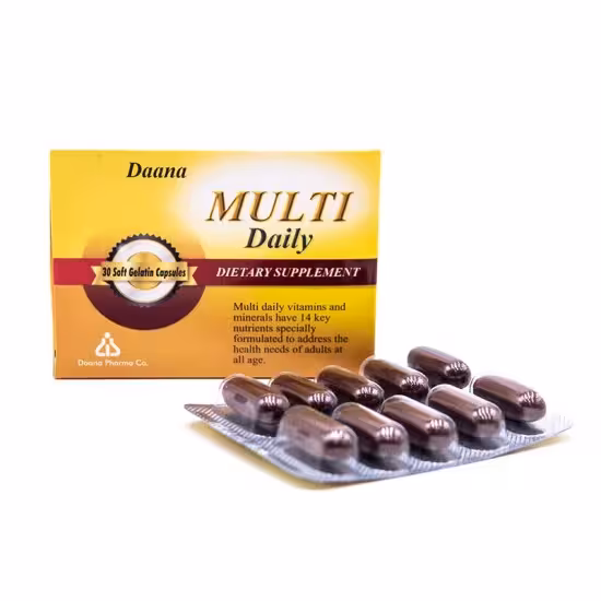 کپسول مولتی دیلی دانا 30 عدد