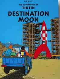 کتاب Destination Moon مقصد کره ی ماه (گلاسه رحلی رنگی)
