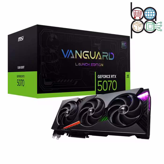 کارت گرافیک MSI RTX 5070 VANGUARD SOC LAUNCH EDITION 12GB