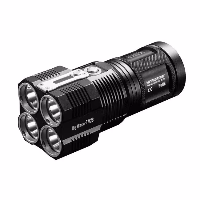 چراغ قوه 4 لامپ نایتکر TM28 SET | نسخه کامل با باتری