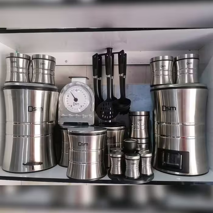 سرویس آشپزخانه استیل 29 پارچه برند DSM