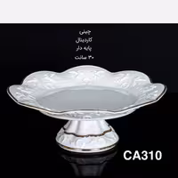 شیرینی خوری پایه دار چینی باواریا مدل کاردینال متوسط کد 310