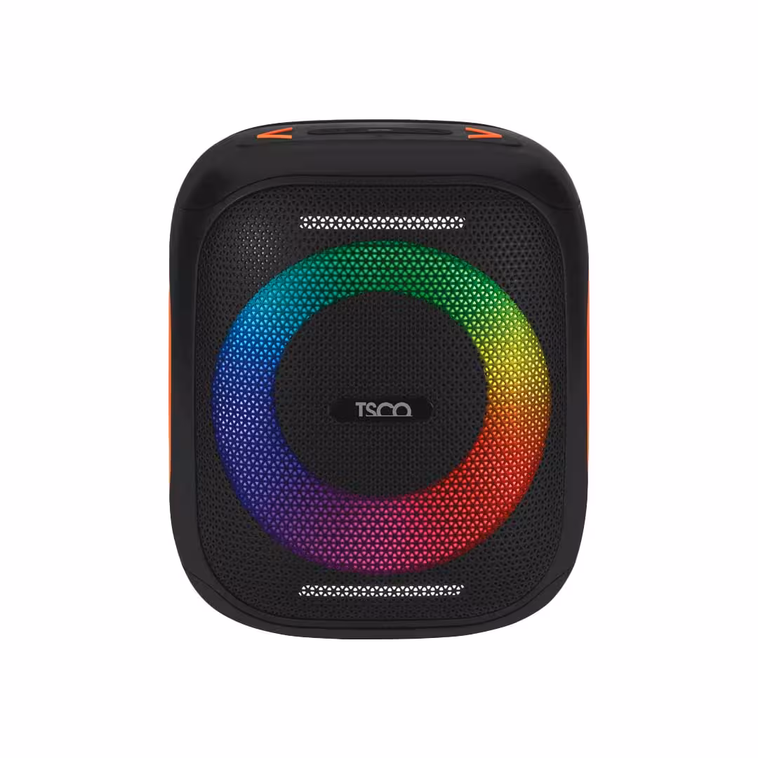 اسپیکر بلوتوث تسکو TSCO مدل TS 23453 با توان 40 وات، باتری 4000mAh و نورپردازی RGB