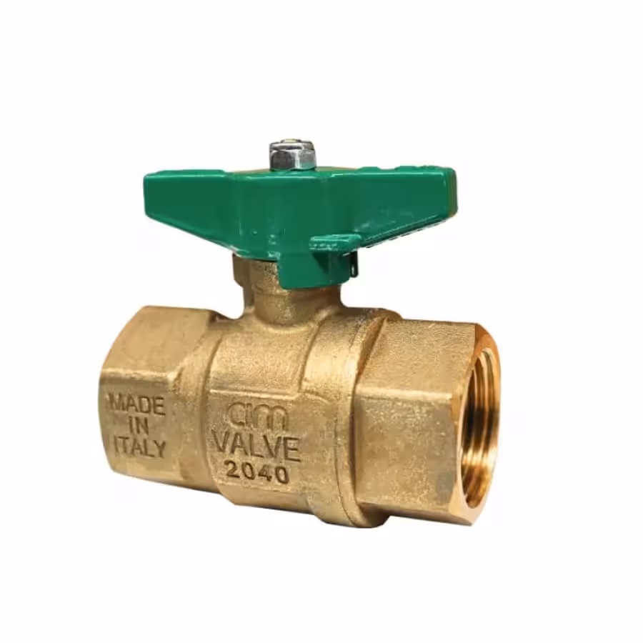 شیر توپی آبی دسته کلیدی 316BL دو طرف تو پیچ سیم ایتالیا سایز 1.2 PN80