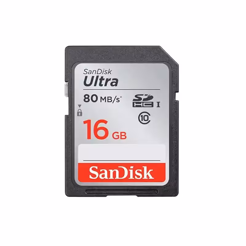 کارت حافظه اس دی سن دیسک 16 گیگ SanDisk Ultra SDHC 80MB/s