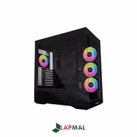 کیس کامپیوتر لیان لی مدل Vector V100R رنگ Black