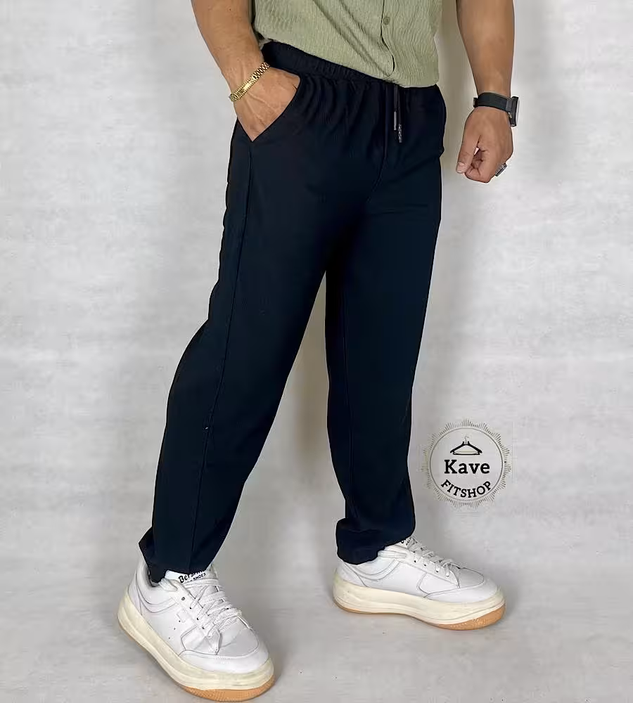 شلوار مردانه کلاسیک کبریتی مشکی