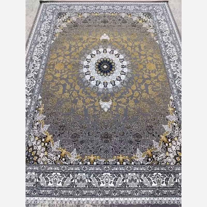 فرش ماشینی 12متری کاشان نقشه شاینا دودی(ارسال رایگان)