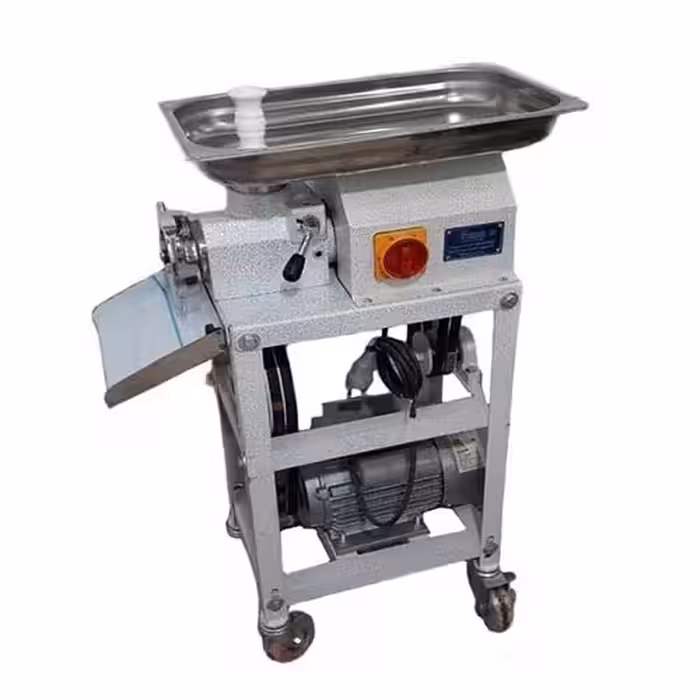 چرخ گوشت تسمه ای سایز 32 الکتروکار مدل EC15 گلویی چدنی