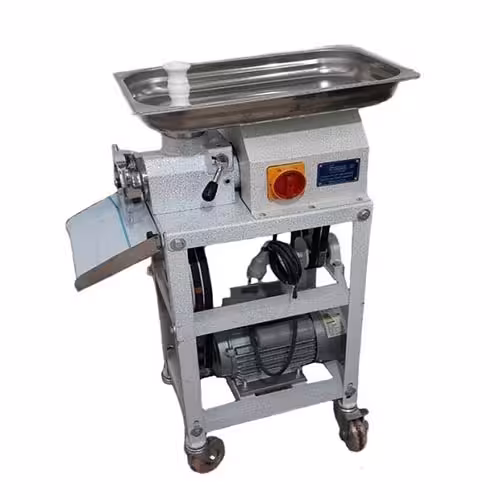 چرخ گوشت تسمه ای سایز 32 الکتروکار مدل EC15 گلویی چدنی