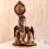 گلدن گیفت  ساعت مجسمه ای رومیزی دو فرشته نیکو  1408