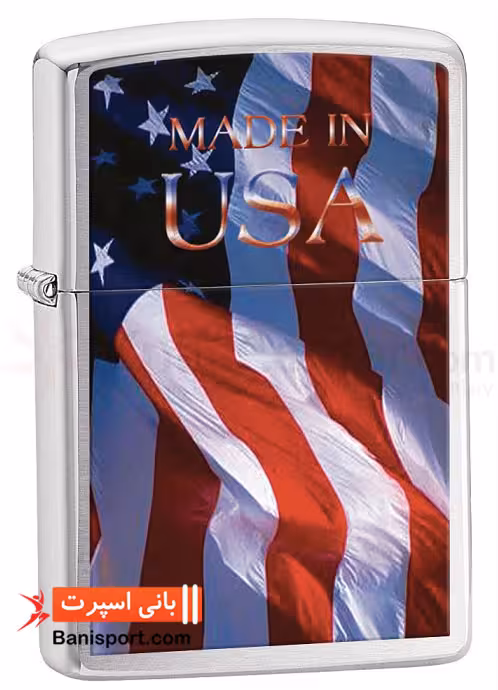 فندک Zippo Made in USA Flag