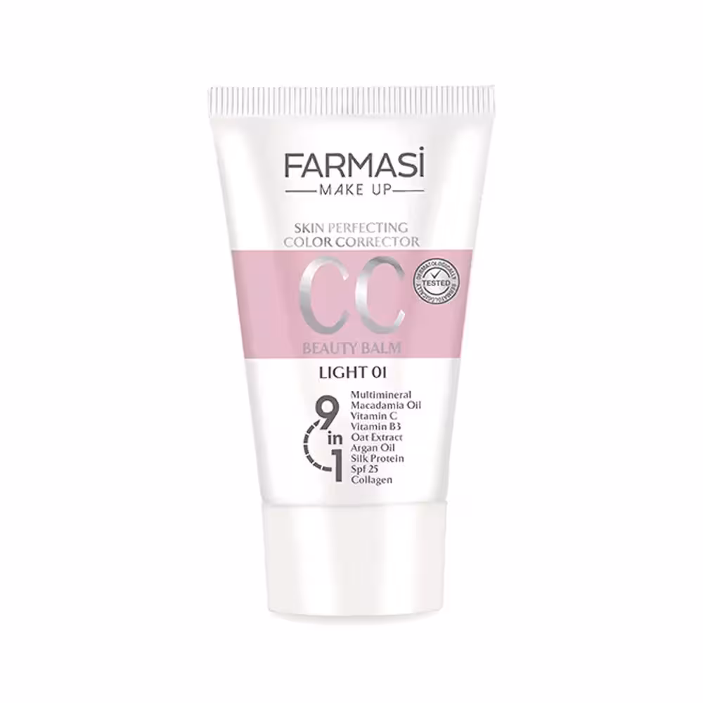 سی‌سی کرم 9 در 1 فارماسی با SPF25 شماره 03 حجم 50 میلی‌لیتر
