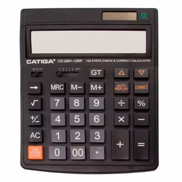 ماشین حساب کاتیگا Catiga CD-2691-12RP