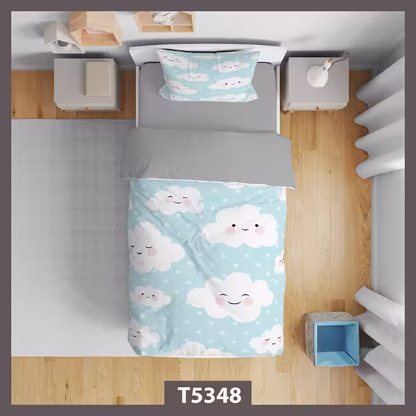 روتختی کارتونی ابرهای خندان کد T5348