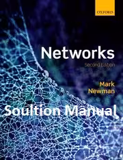 خرید و دانلود نسخه کامل کتاب [Soultion Manual] Networks (2nd Edition) BY Newman - Pdf