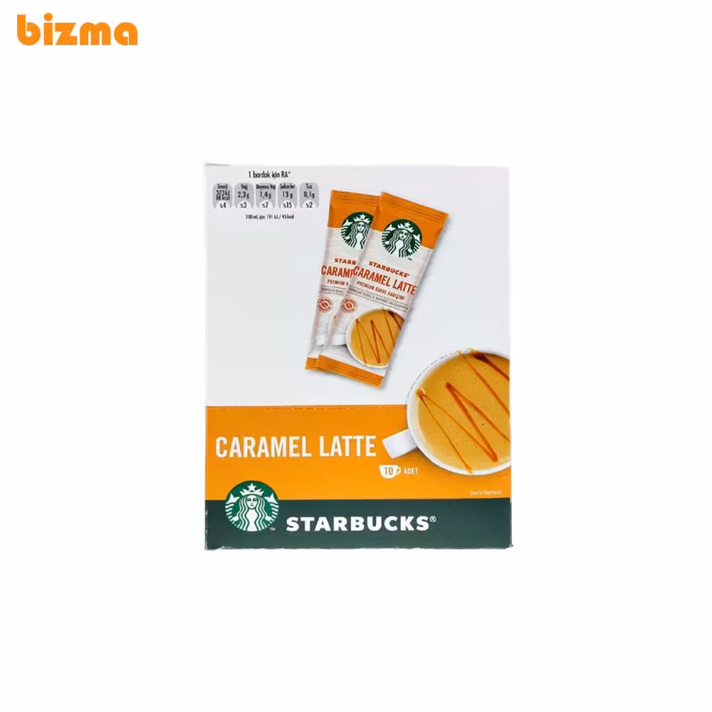 قهوه فوری کارامل لاته استارباکس – 10 ساشه 22 گرمی