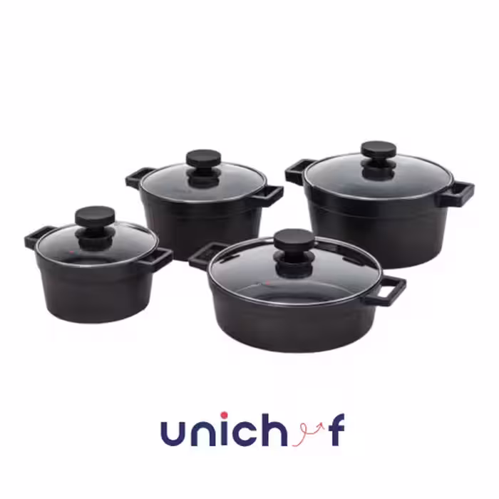 سرویس 8 پارچه مشکی دیاموندUN-8500