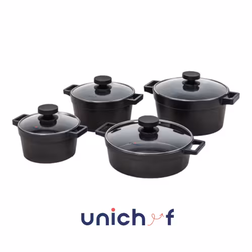 سرویس 8 پارچه مشکی دیاموندUN-8500