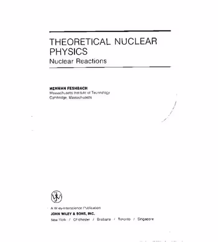 خرید و دانلود نسخه کامل کتاب Theoretical Nuclear Physics Vol II: Nuclear Reactions
