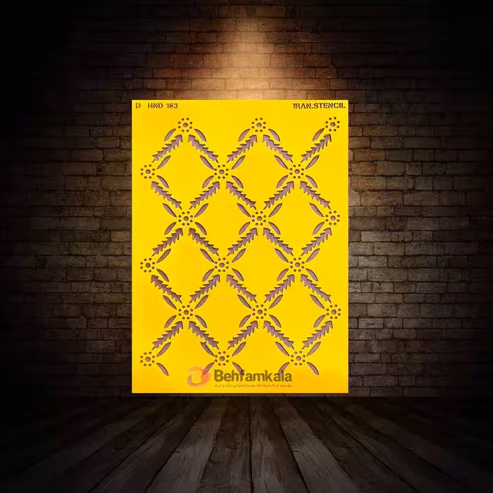 شابلون استنسیل ابعاد 35*25 کد HND 163