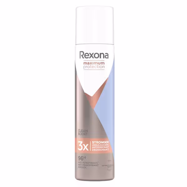 اسپری ضد تعریق زنانه رکسونا ماکسیموم پروتکشن مدل کلین سکنت حجم 100 میلی