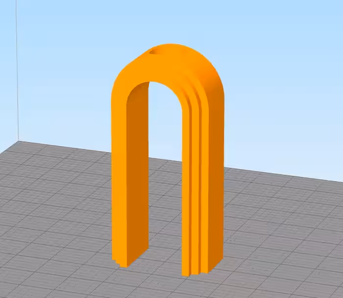 مدل سه بعدی گلجای طرح رنگین کمان (STL)