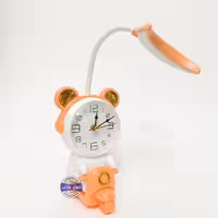 ساعت و چراغ مطالعه رومیزی