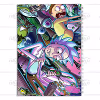 دفتر مشق کارتون ریک و مورتی