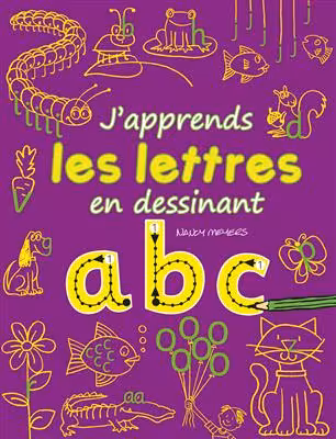 دانلود کتاب J'apprends les lettres en dessinant : abc