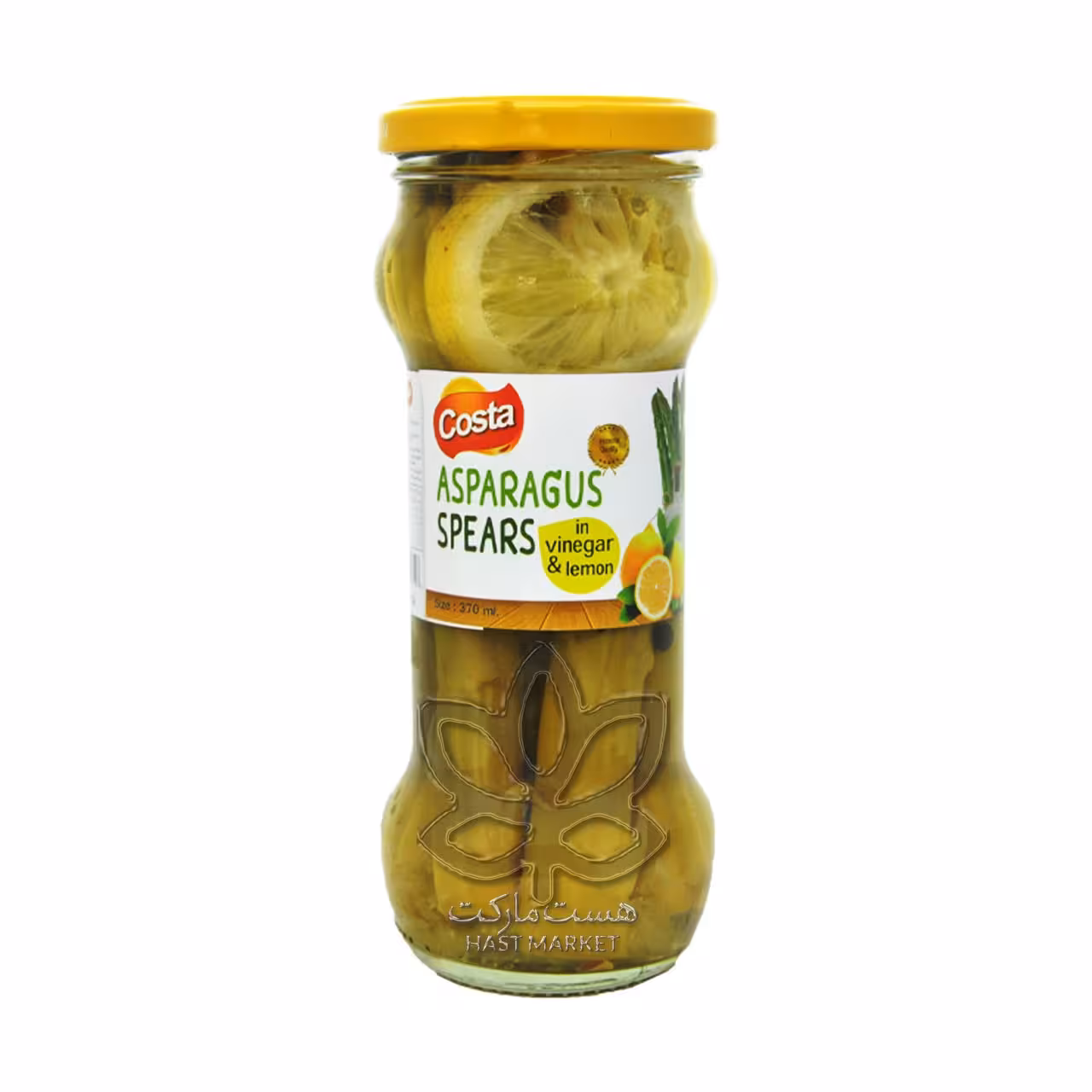 مارچوبه سبز در سرکه با لیمو 370 میل کاستا - costa